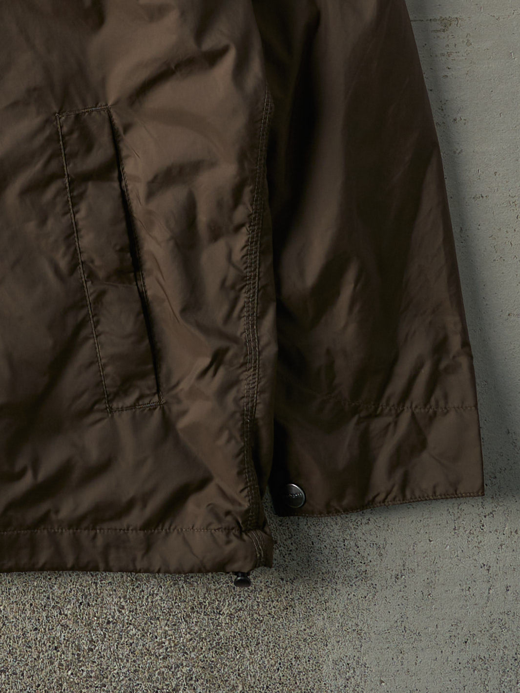 Vintage Y2K Brown Carhartt Rain Jacket (L)