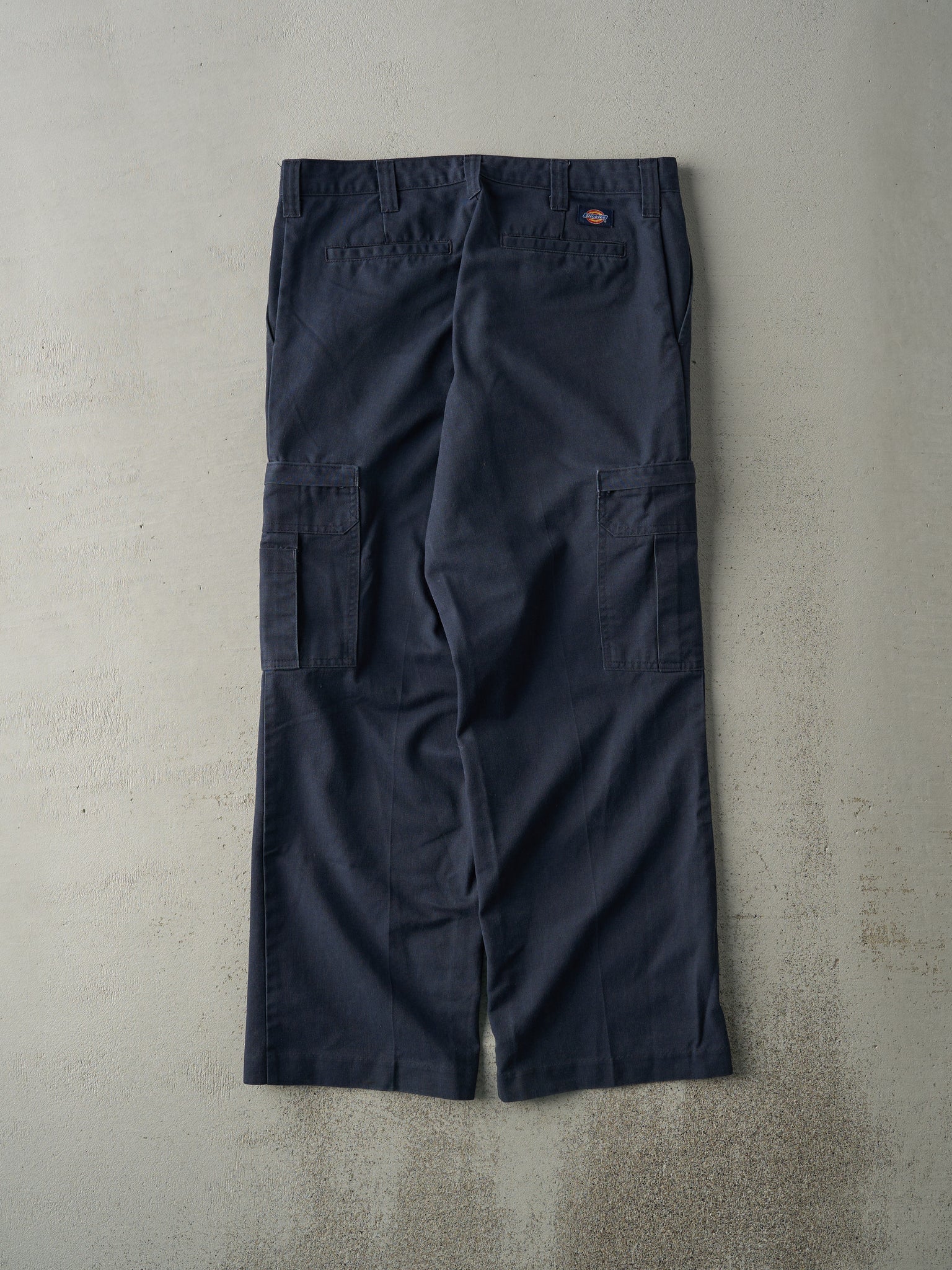 Vintage 90s Navy Blue Dickies Cargo Work Pants (34x29.5)