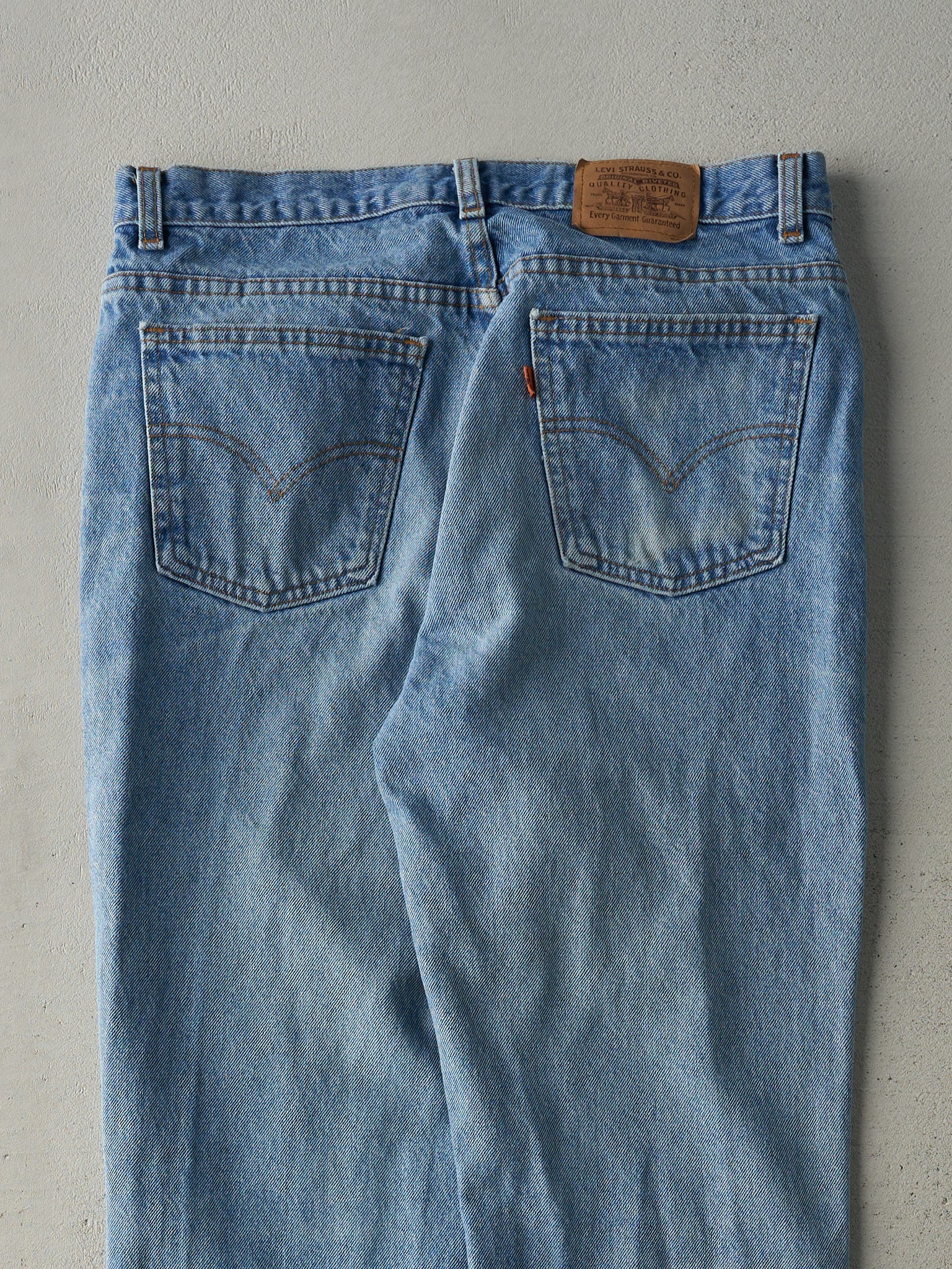Vintage 80s Light Wash Levi's Orange Tab Jeans (32x31.5)