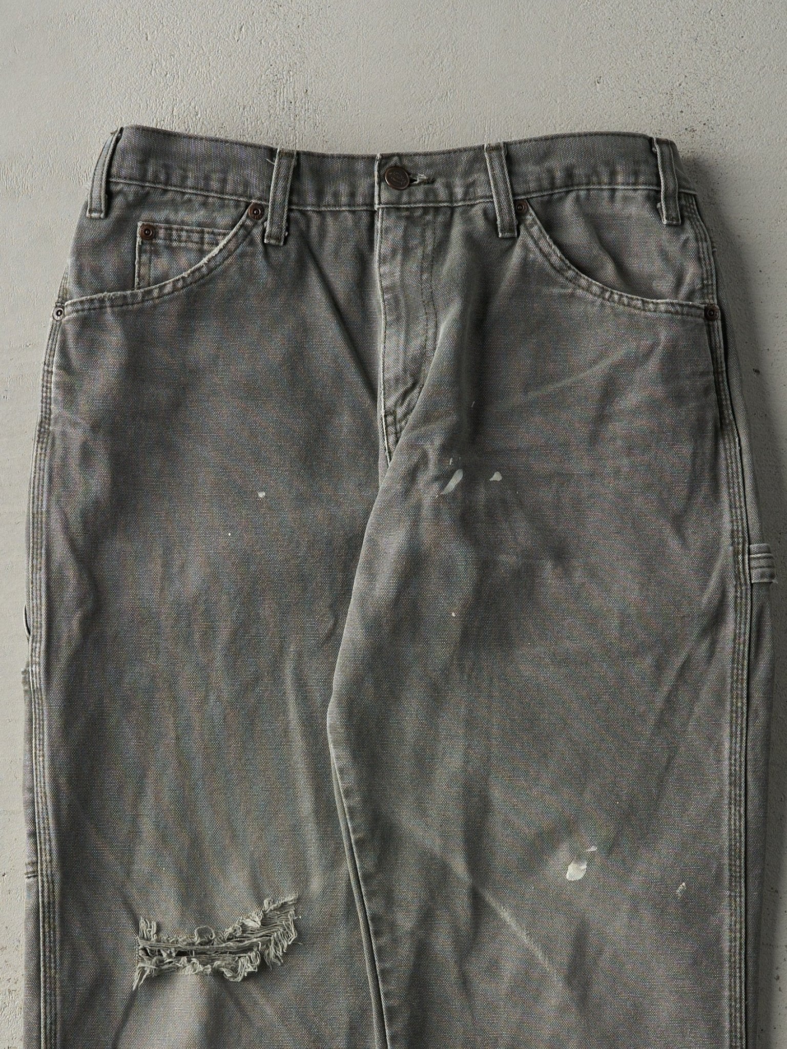 Vintage 90s Washed Green Dickies Carpenter Pants (31x29)
