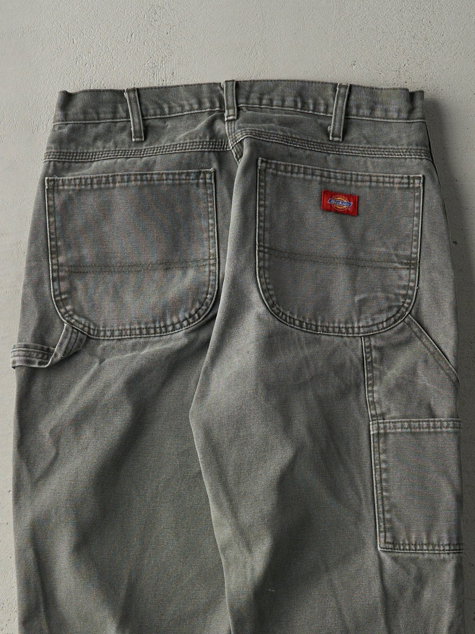 Vintage 90s Washed Green Dickies Carpenter Pants (31x29)