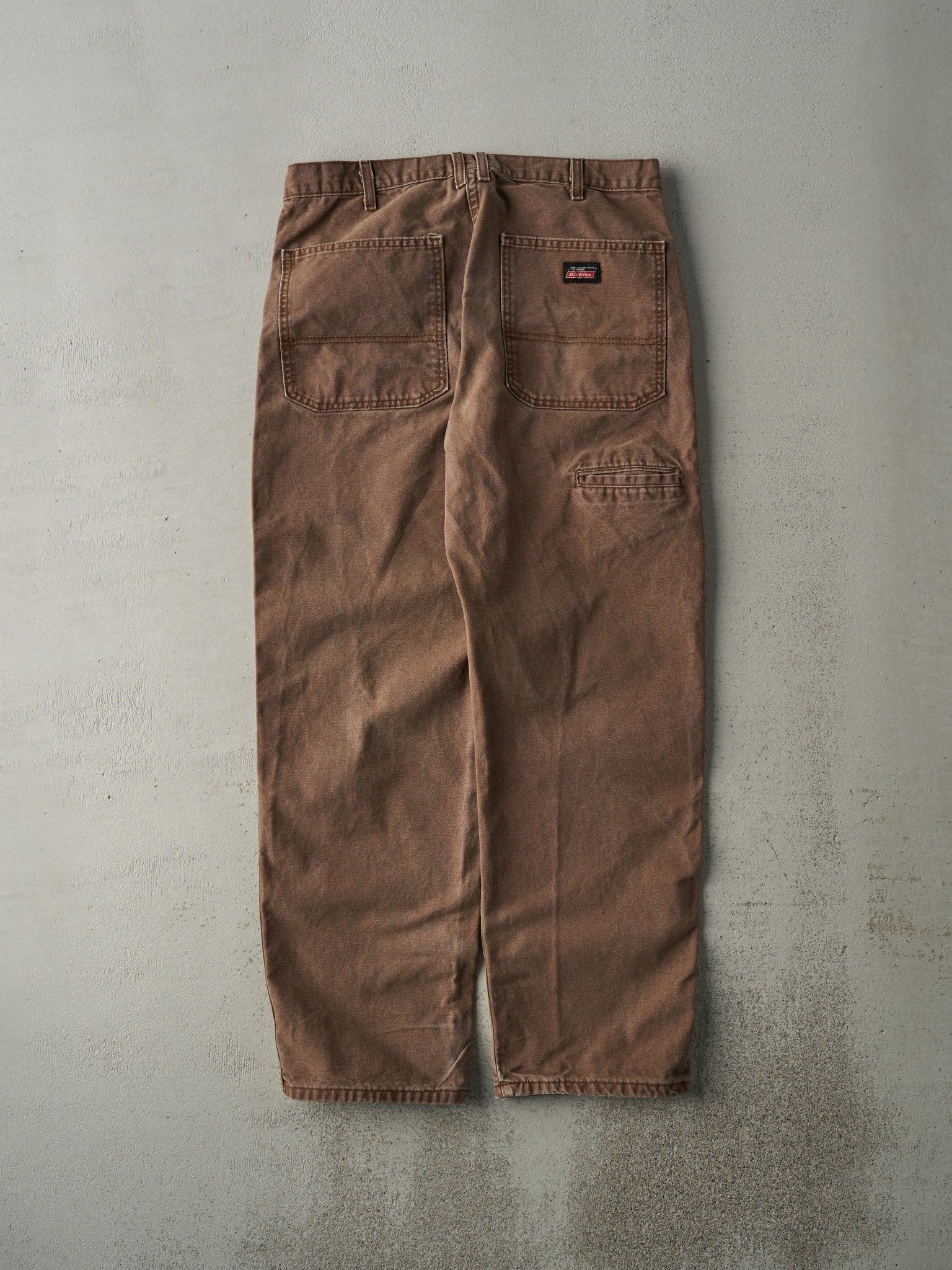 Vintage Y2K Faded Brown Dickies Workwear Pants (33x30)