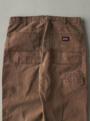 Vintage Y2K Faded Brown Dickies Workwear Pants (33x30)