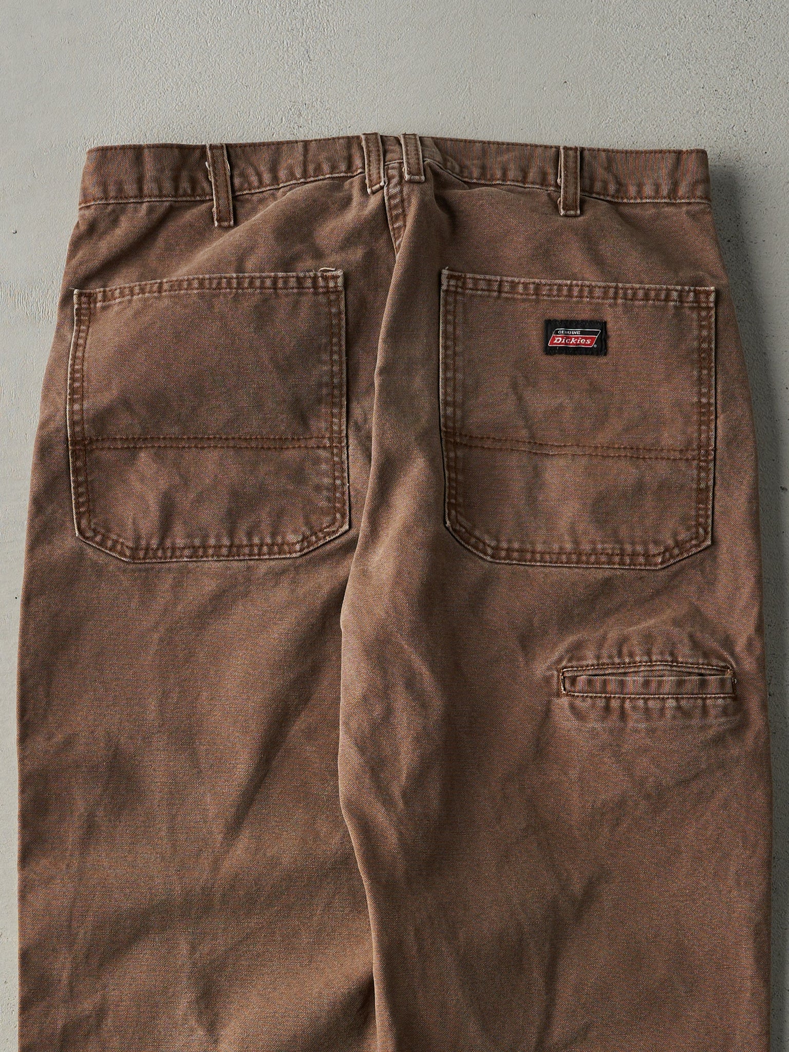 Vintage Y2K Faded Brown Dickies Workwear Pants (33x30)