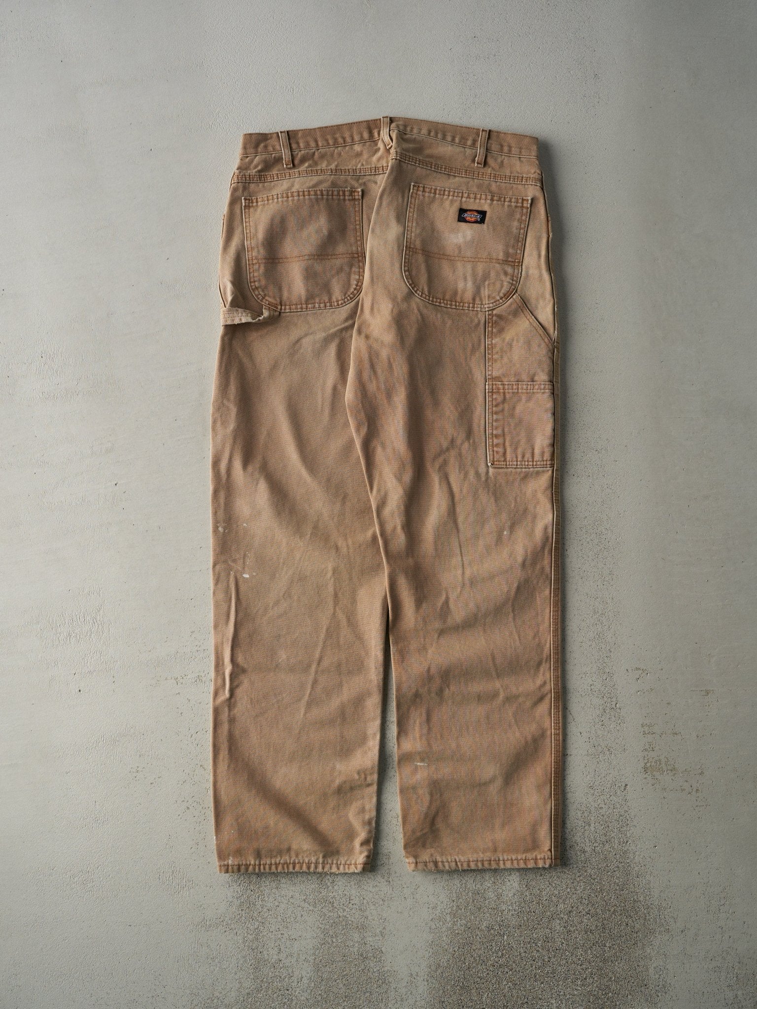 Vintage 90s Beige Dickies Carpenter Pants (35x32.5)