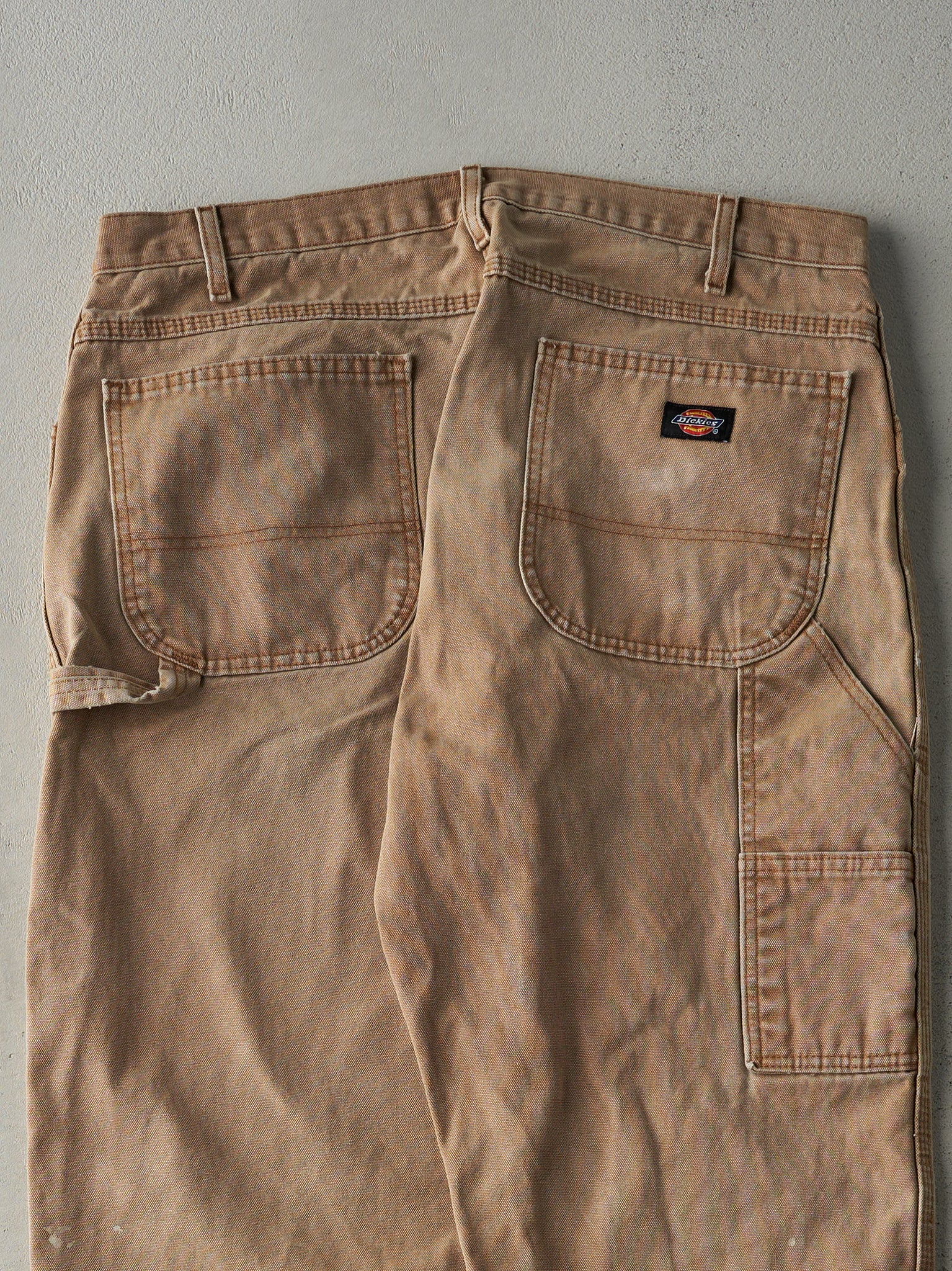 Vintage 90s Beige Dickies Carpenter Pants (35x32.5)