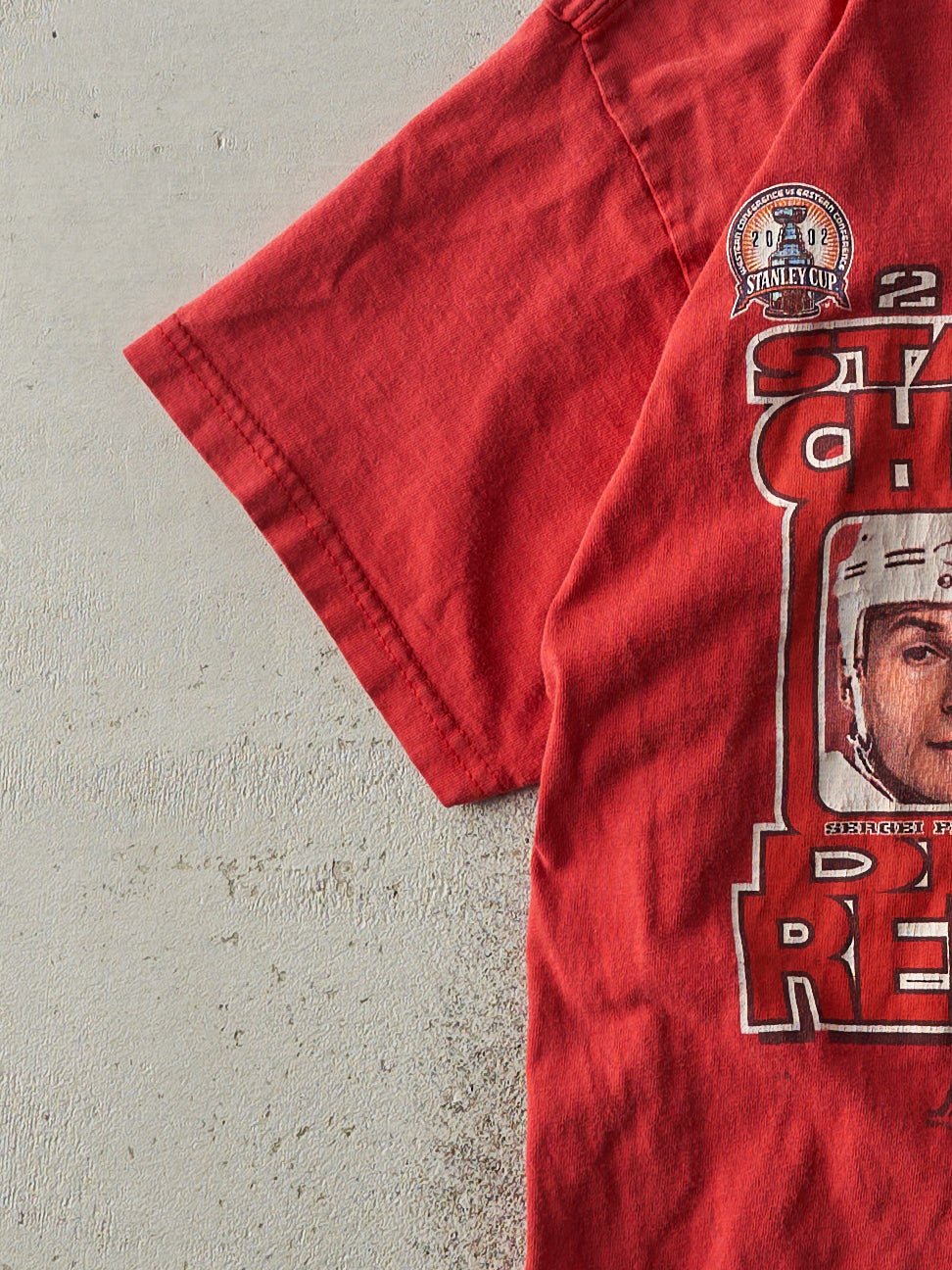 Vintage 02' Detroit Red Wings Stanley Cup Champions Tee (S)