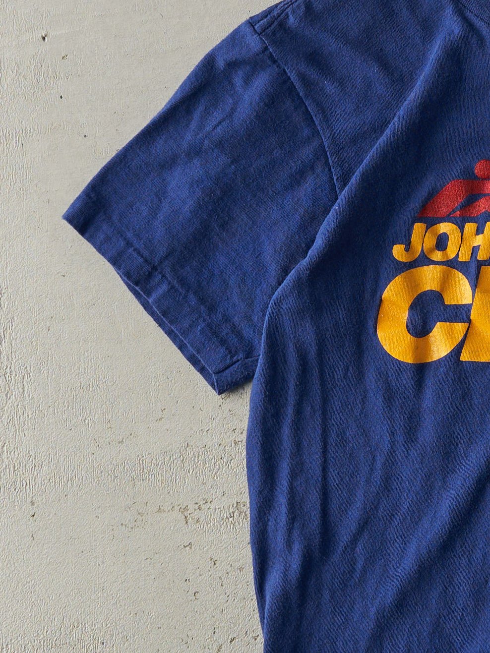 Vintage 80s Royal Blue Johns Hopkins Rowing Crew Single Stitch Tee (S)