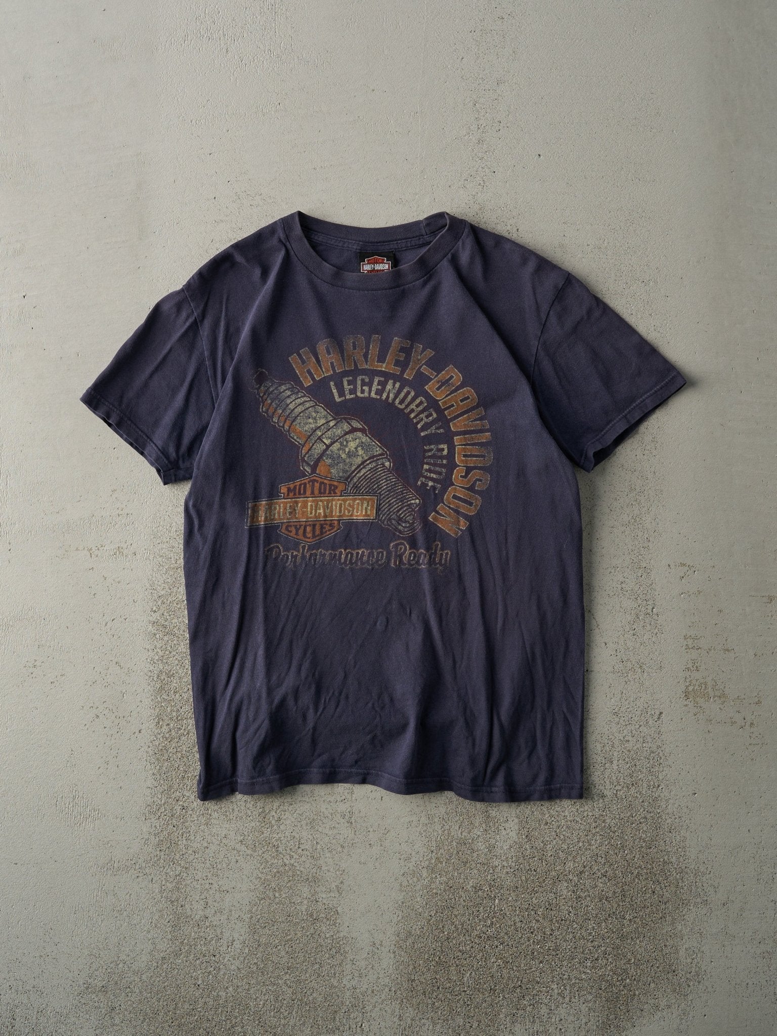 13' Navy Blue Chilliwack BC Harley Davidson Tee (S)