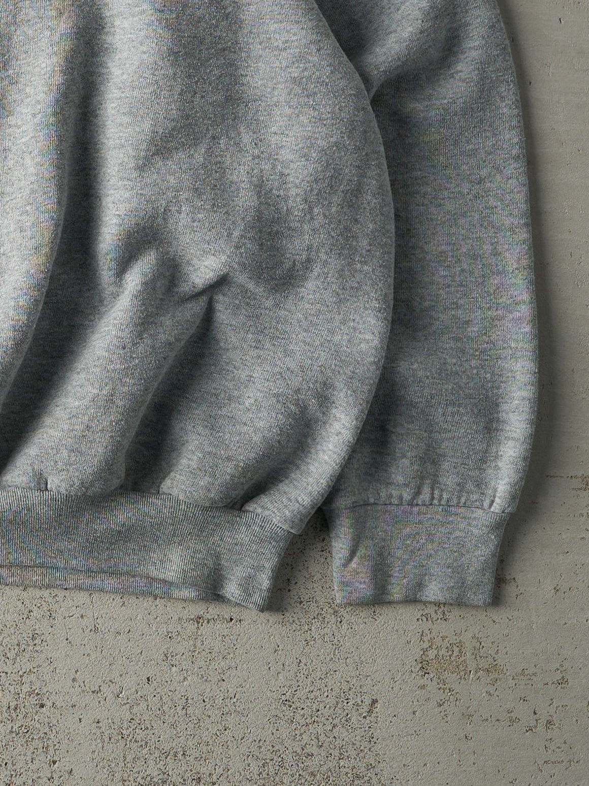 Vintage 80s Grey Blank Boxy Crewneck (XL)