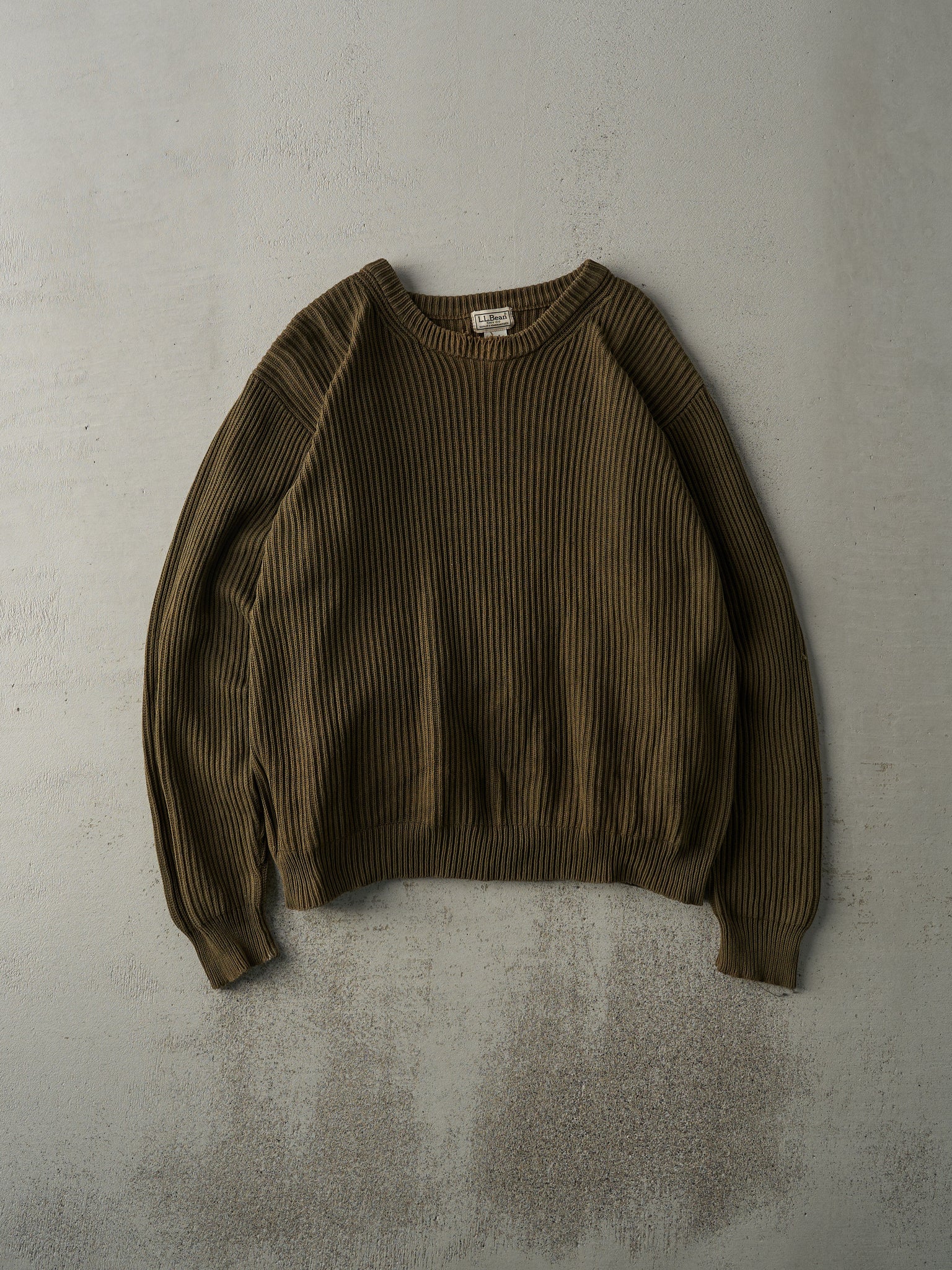 Vintage 90s Green LL Bean Knit Pullover (M/L)