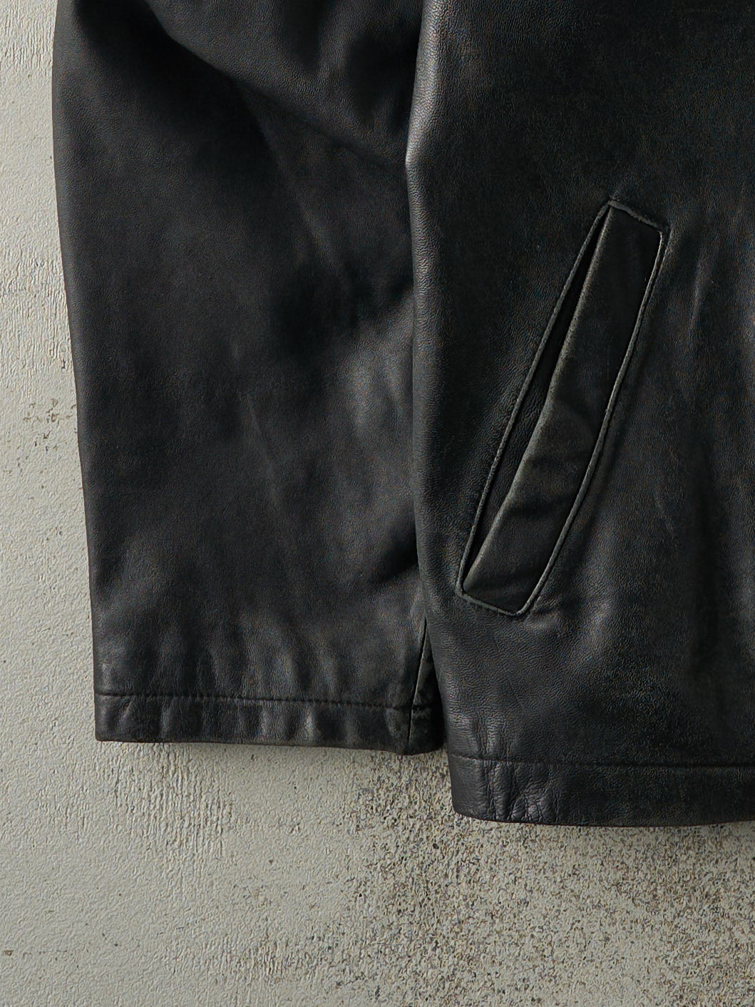 Vintage Y2K Black Danier Leather Jacket (M)