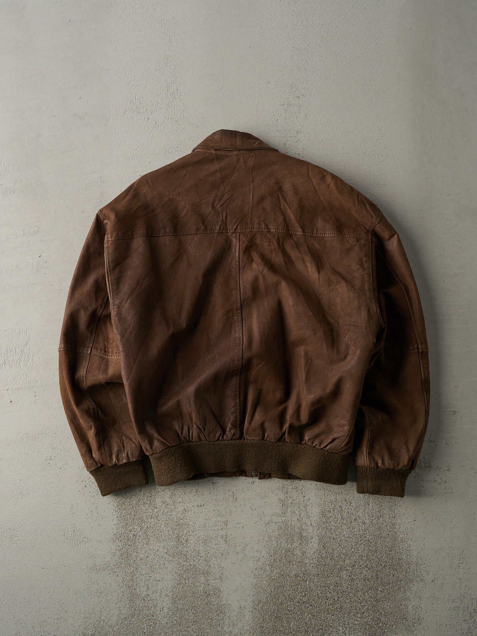 Vintage 80s Brown First Soft Leather Jacket (M)