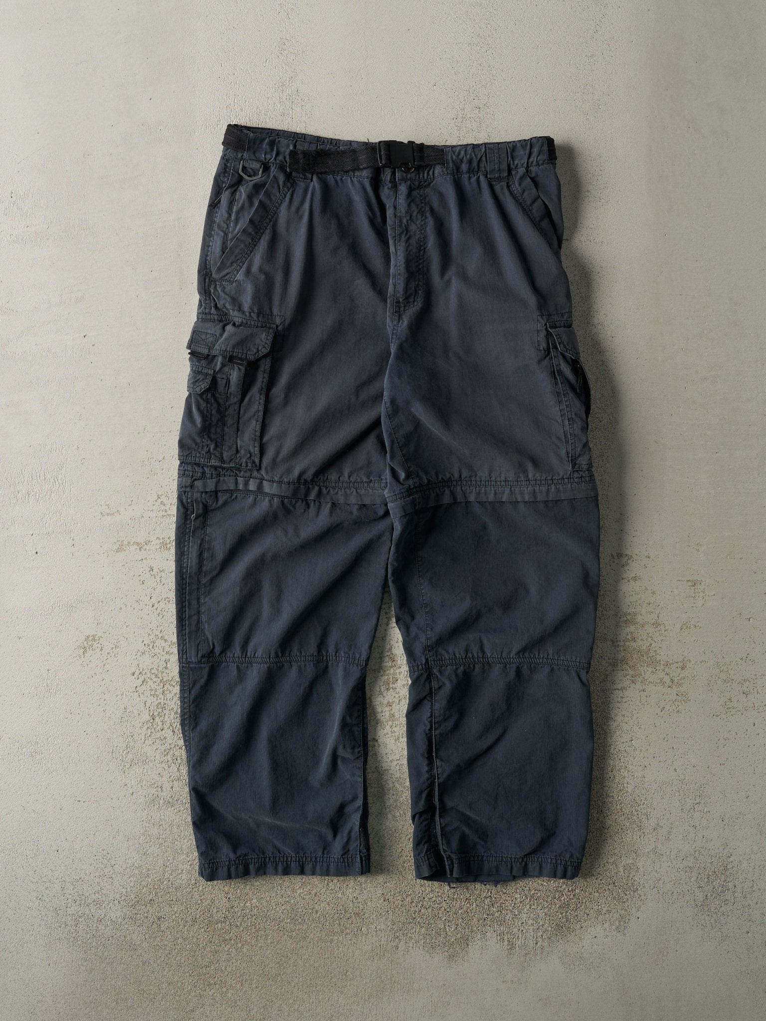 Vintage 90s Navy Blue BC Clothing Hiking Pants (36x30)