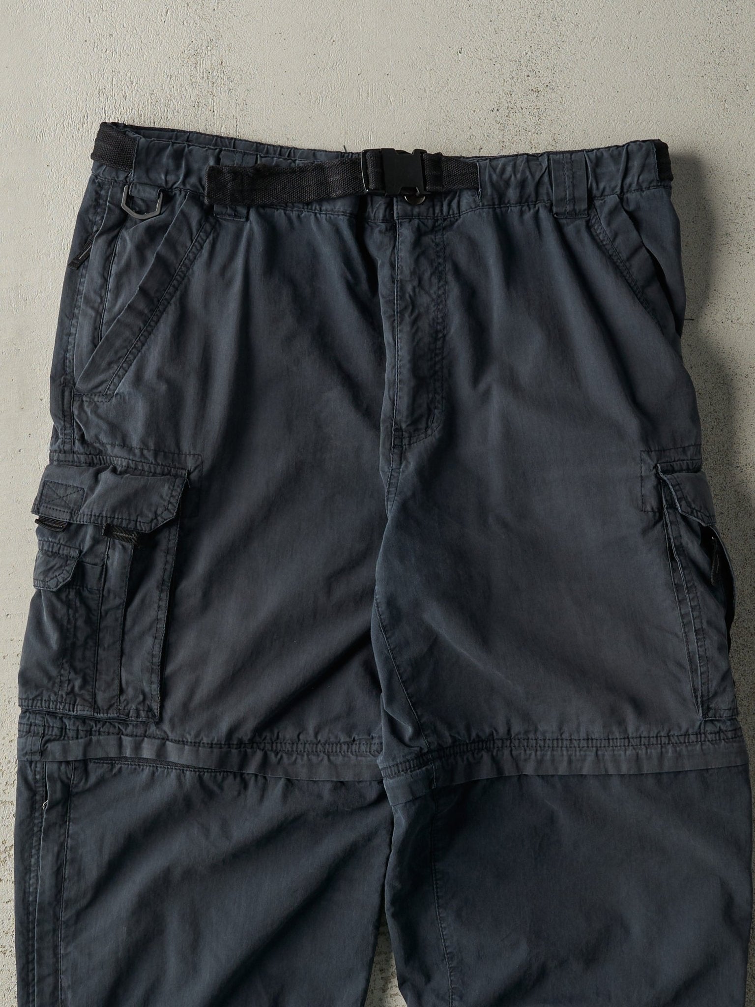 Vintage 90s Navy Blue BC Clothing Hiking Pants (36x30)
