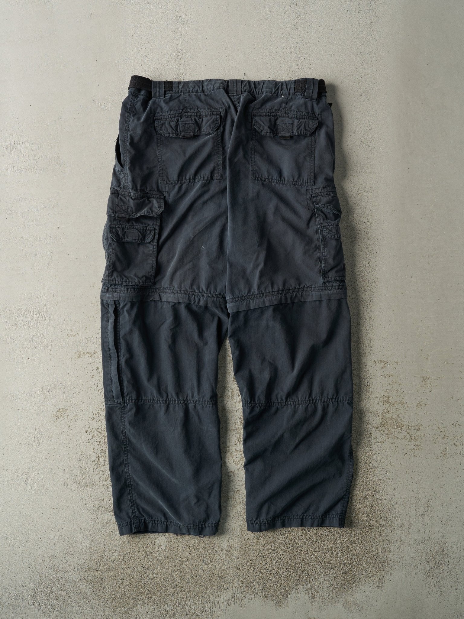 Vintage 90s Navy Blue BC Clothing Hiking Pants (36x30)