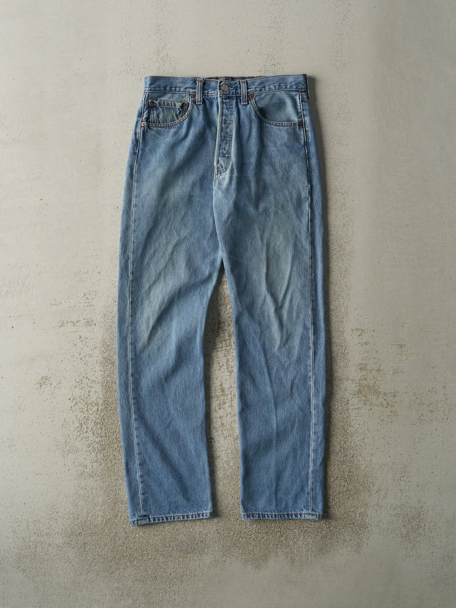Vintage 80s Light Wash Levi's 501 Jeans (31x32)