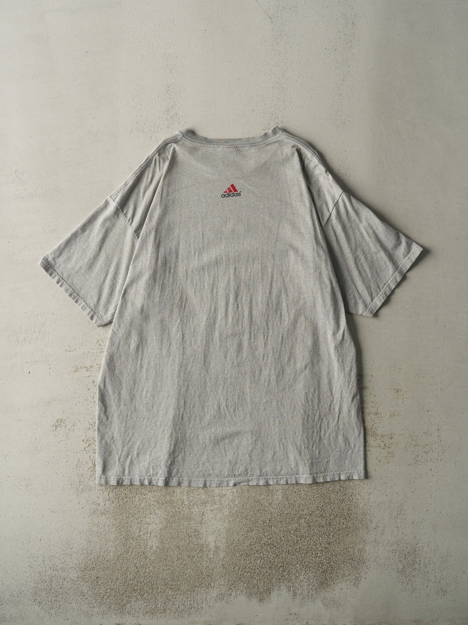 Vintage 90s Grey Adidas Nebraska Football Tee (XXL/XXXL)