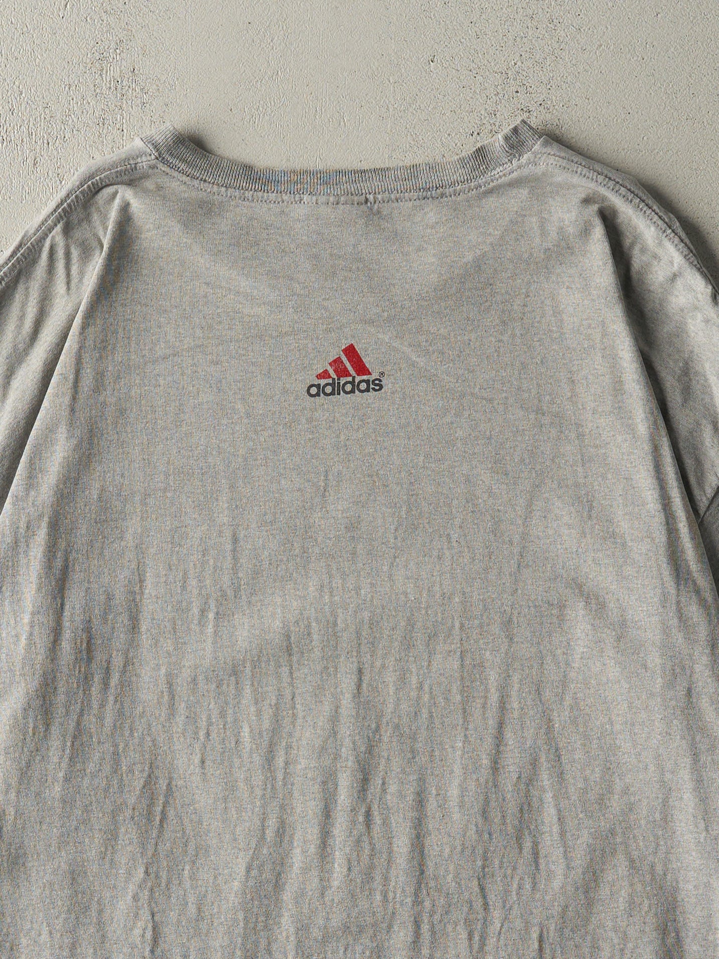 Vintage 90s Grey Adidas Nebraska Football Tee (XXL/XXXL)