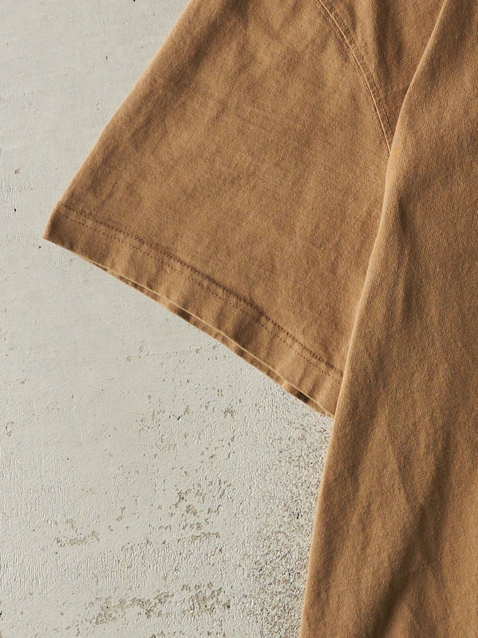 Vintage Y2K Beige Blank Tee (XXL)