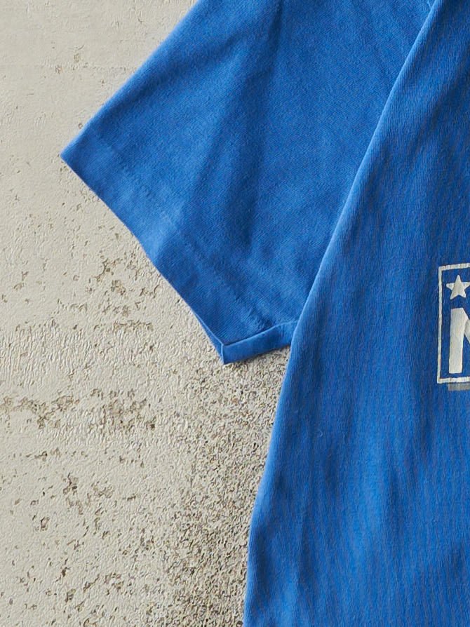Vintage 80s Blue National Postal Union Single Stitch Tee (XS/S)