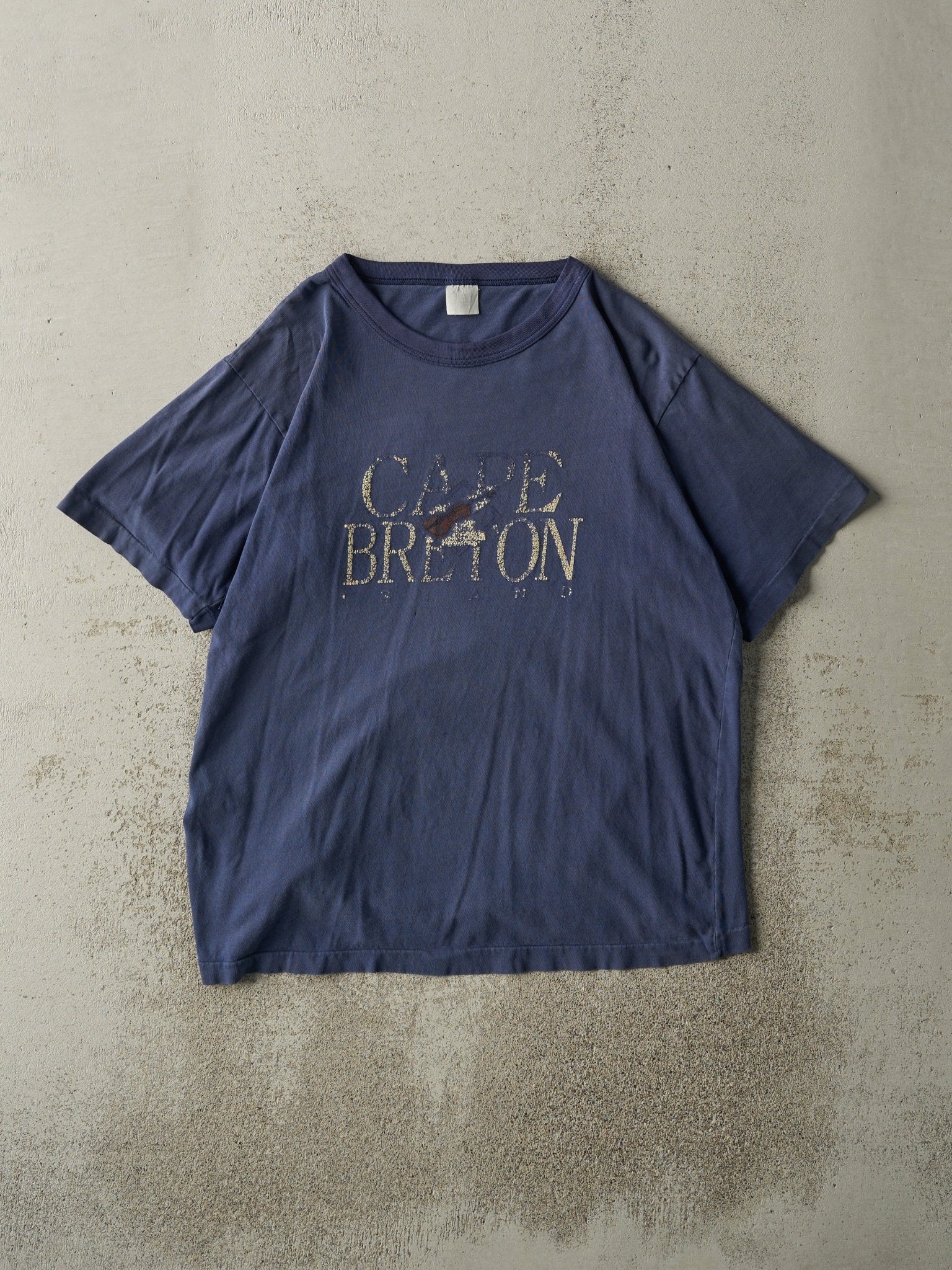 Vintage 90s Navy Blue Cape Breton Tee (M)