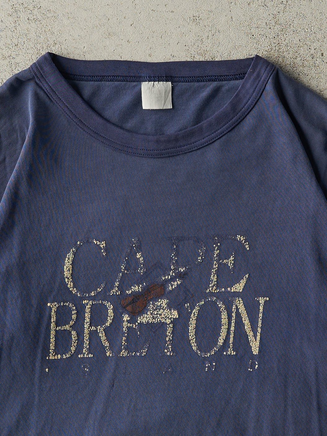 Vintage 90s Navy Blue Cape Breton Tee (M)