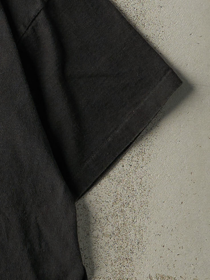 Vintage 90s Black Maine Single Stitch Tee (M)
