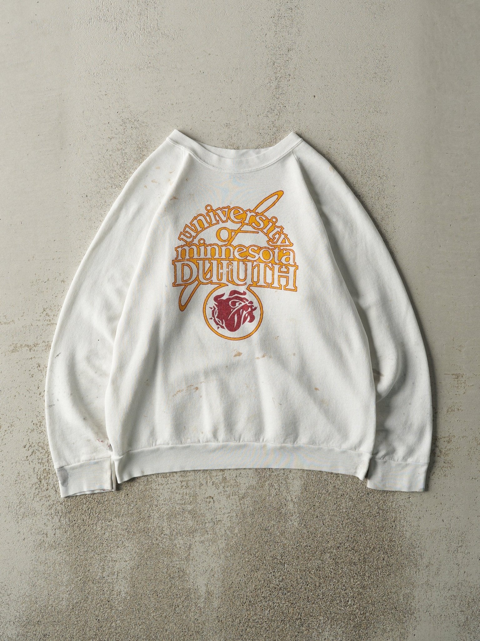 Vintage 80s White University of Minnesota Crewneck (S/M)
