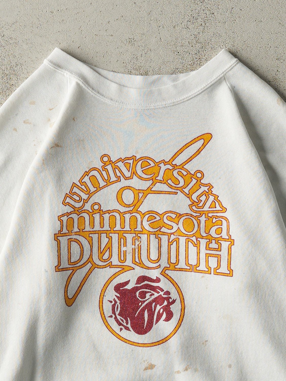 Vintage 80s White University of Minnesota Crewneck (S/M)