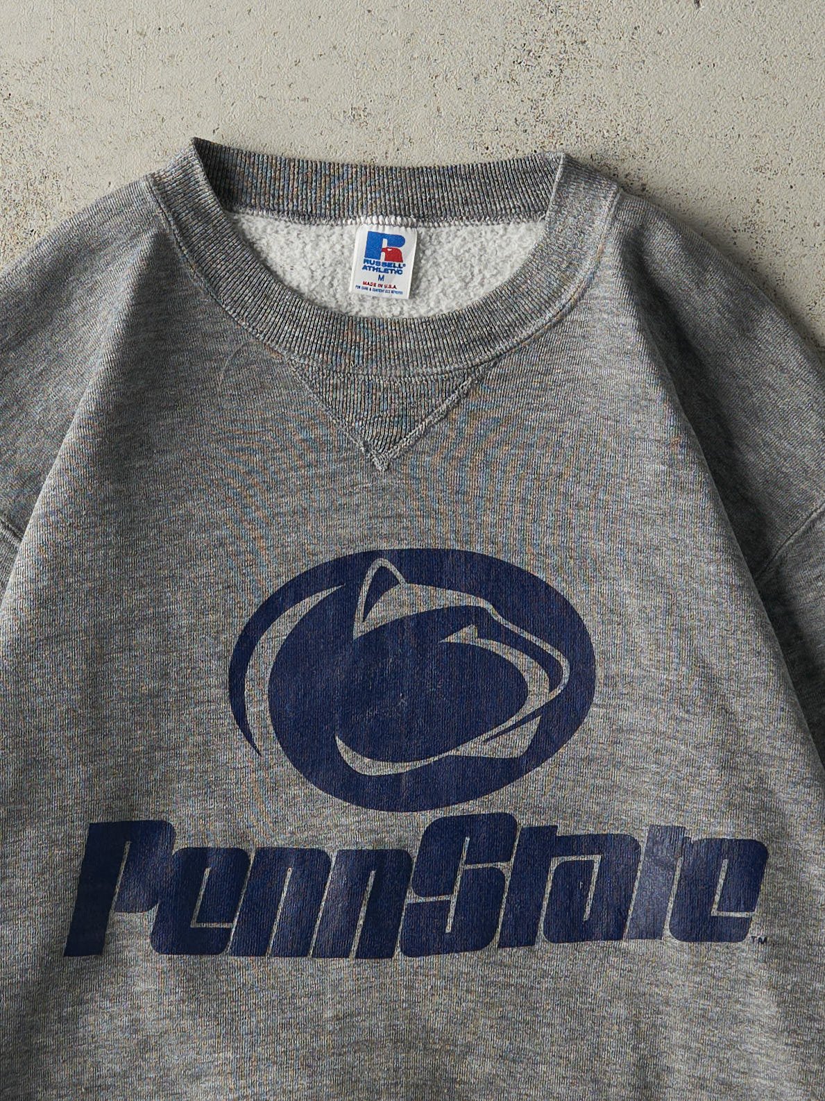 Vintage 90s Charcoal Grey Penn State University Crewneck (M)