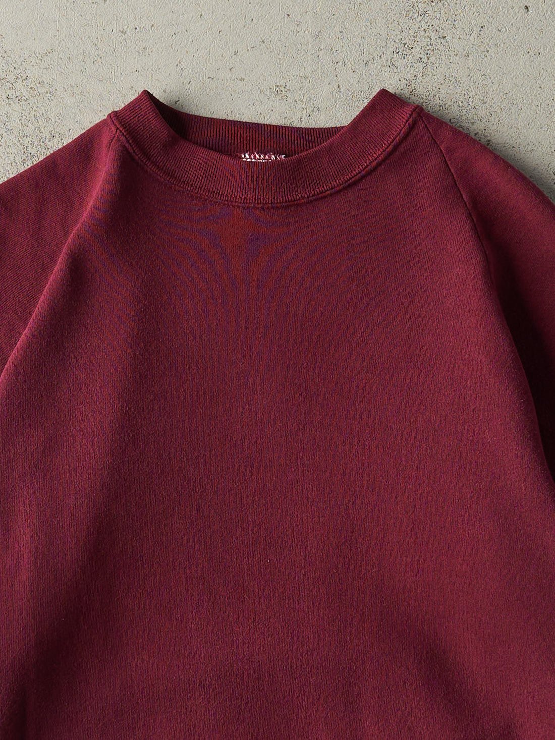 Vintage 80s Burgundy Don's Trailers Crewneck (M)