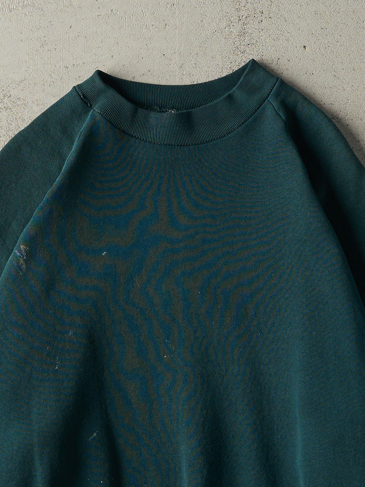 Vintage 80s Green Blank Crewneck (L)