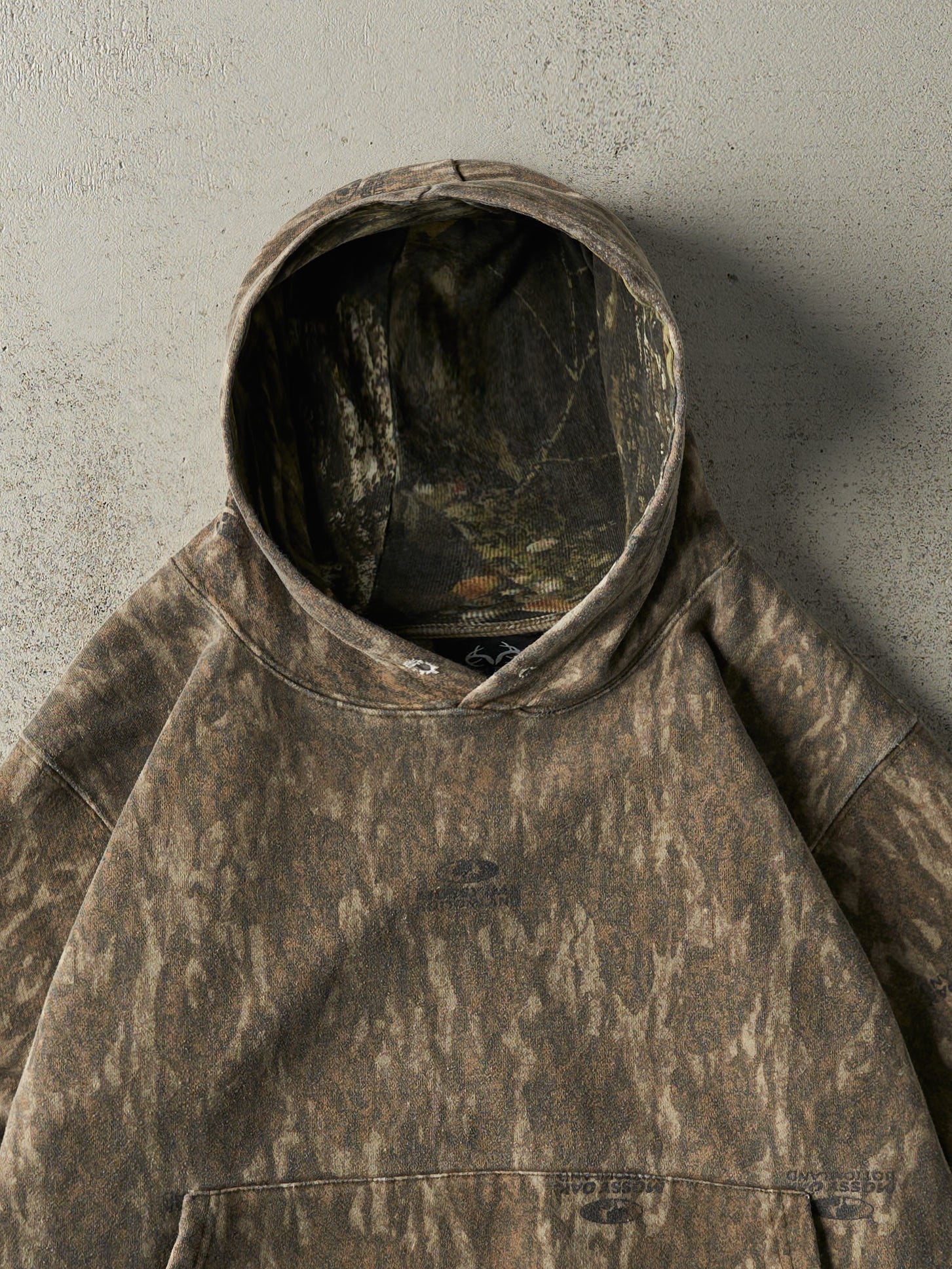 Vintage Y2K Camo Realtree x Mossy Oak Hoodie (M)