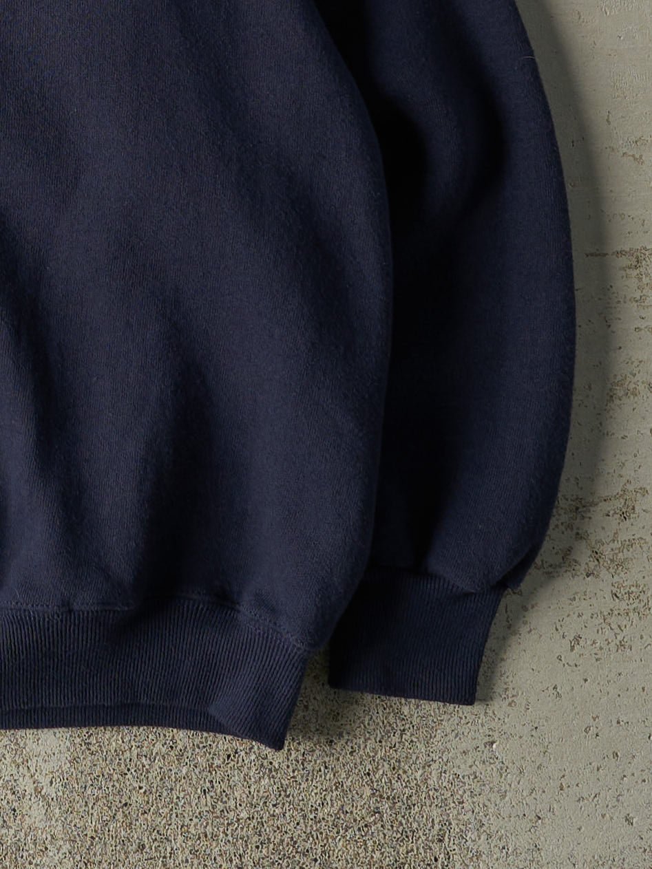 Vintage 90s Navy Blue UFCW Union Crewneck (L)