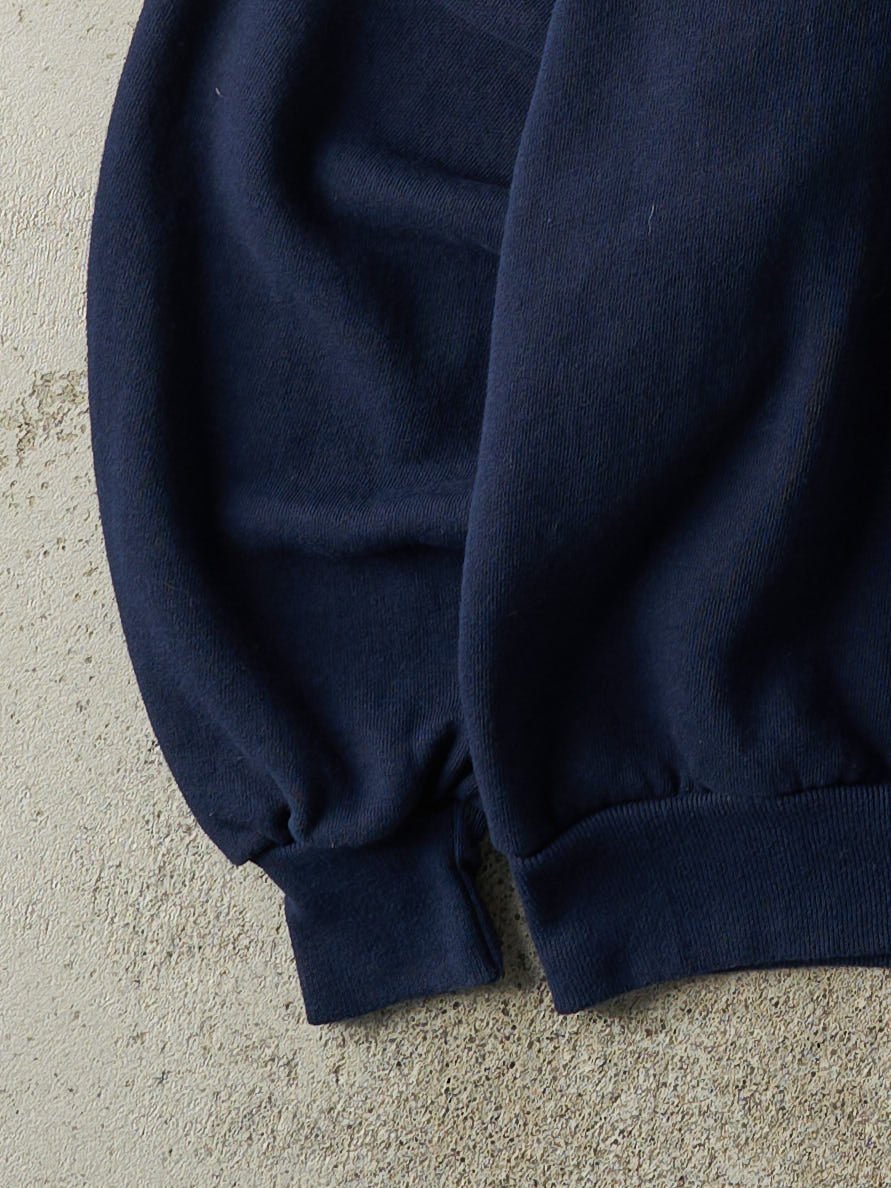Vintage 80s Navy Blue Whitehall Swimming Crewneck (L/XL)