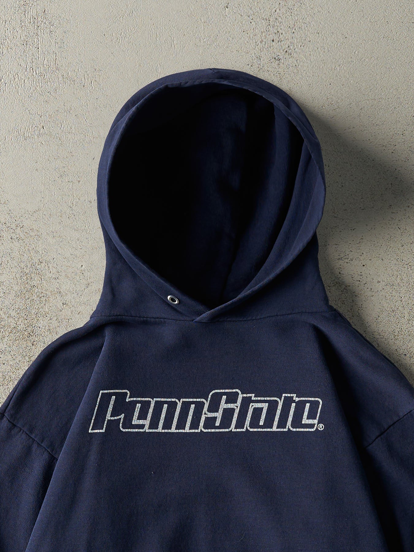 Vintage 90s Navy Blue Penn State University Hoodie (S/M)