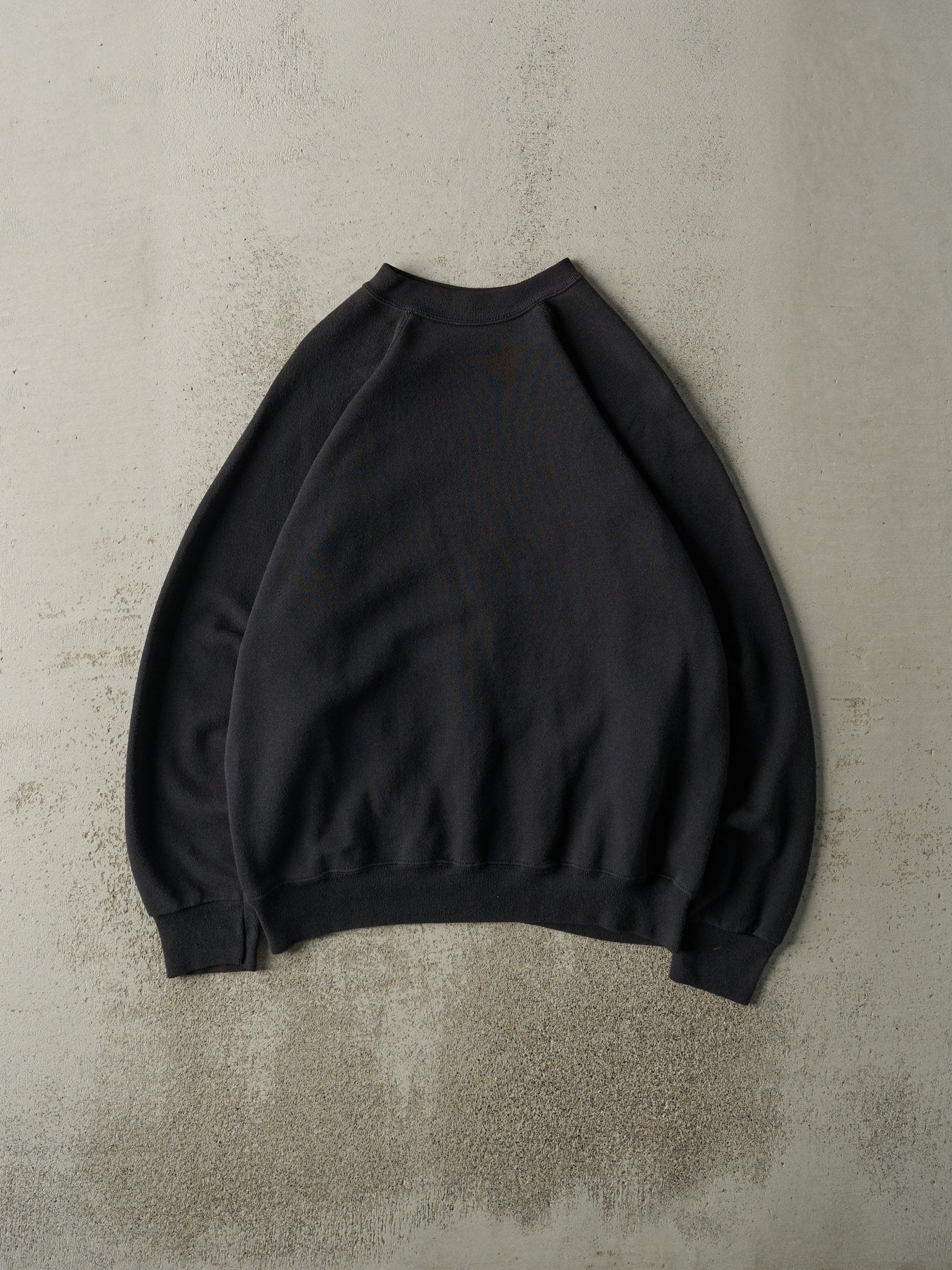 Vintage 80s Black Blank Crewneck (L)