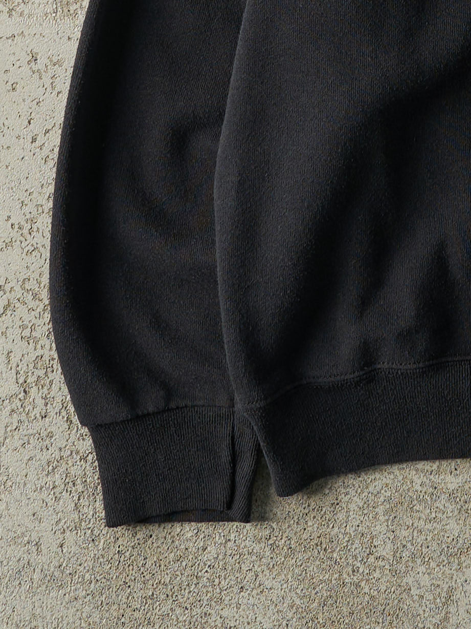 Vintage 80s Black Blank Crewneck (L)