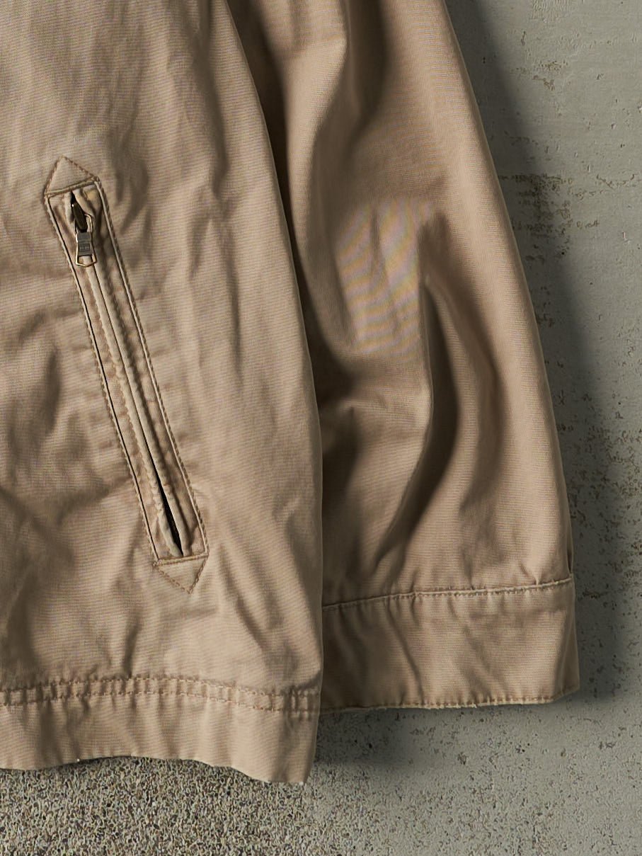 Vintage Y2K Beige Tommy Hilfiger Harrington Jacket (XL)