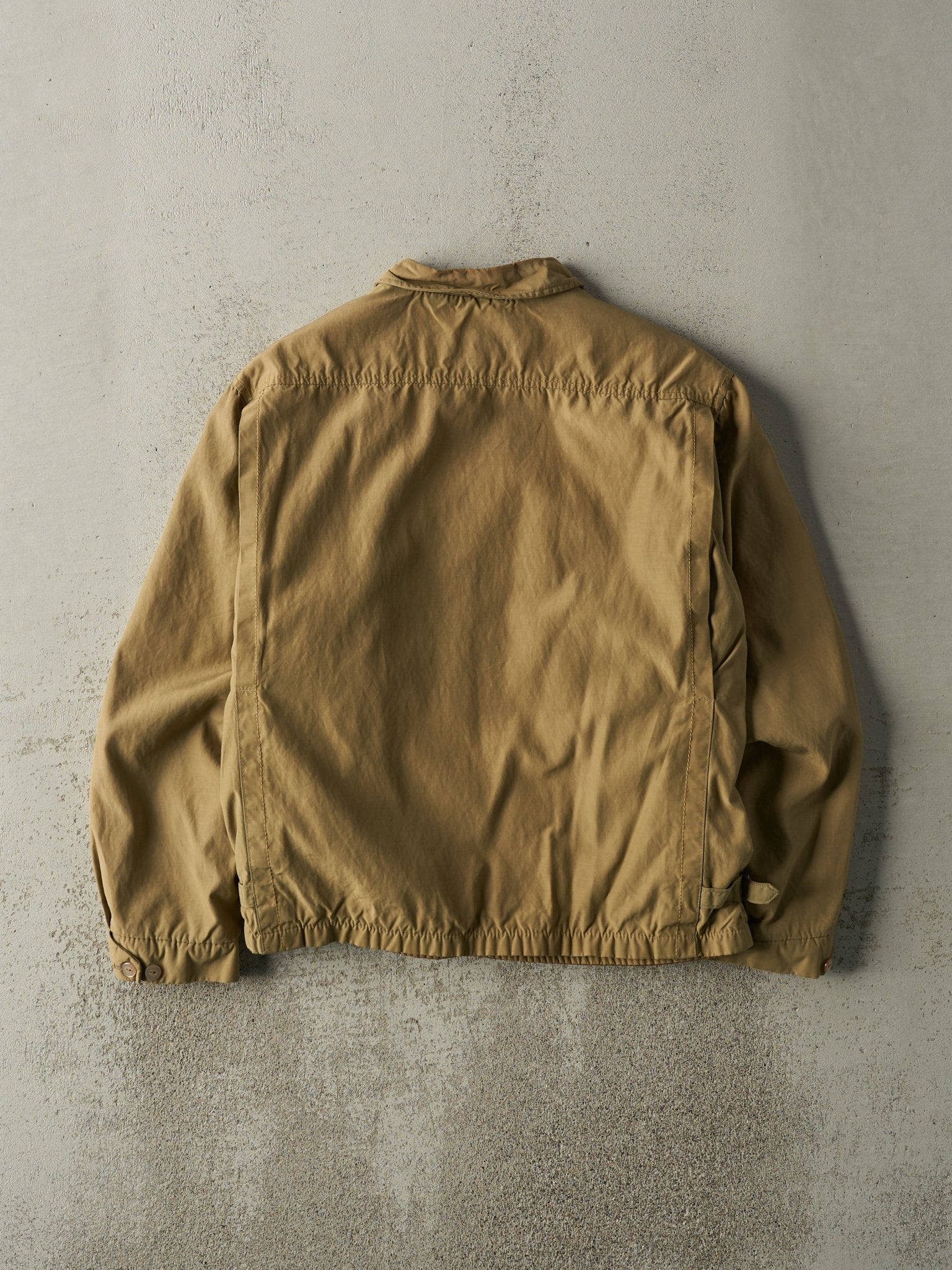 Vintage 80s Beige Harrington Work Jacket (M)
