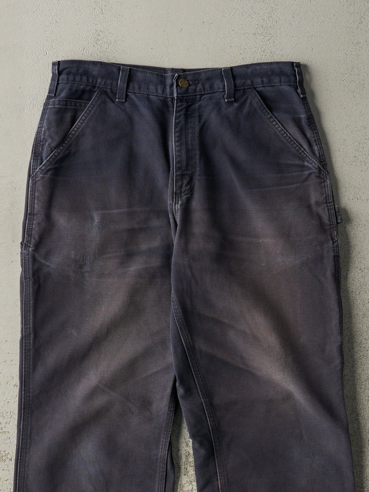Vintage Y2K Navy Blue Carhartt Carpenter Pants (33x33)