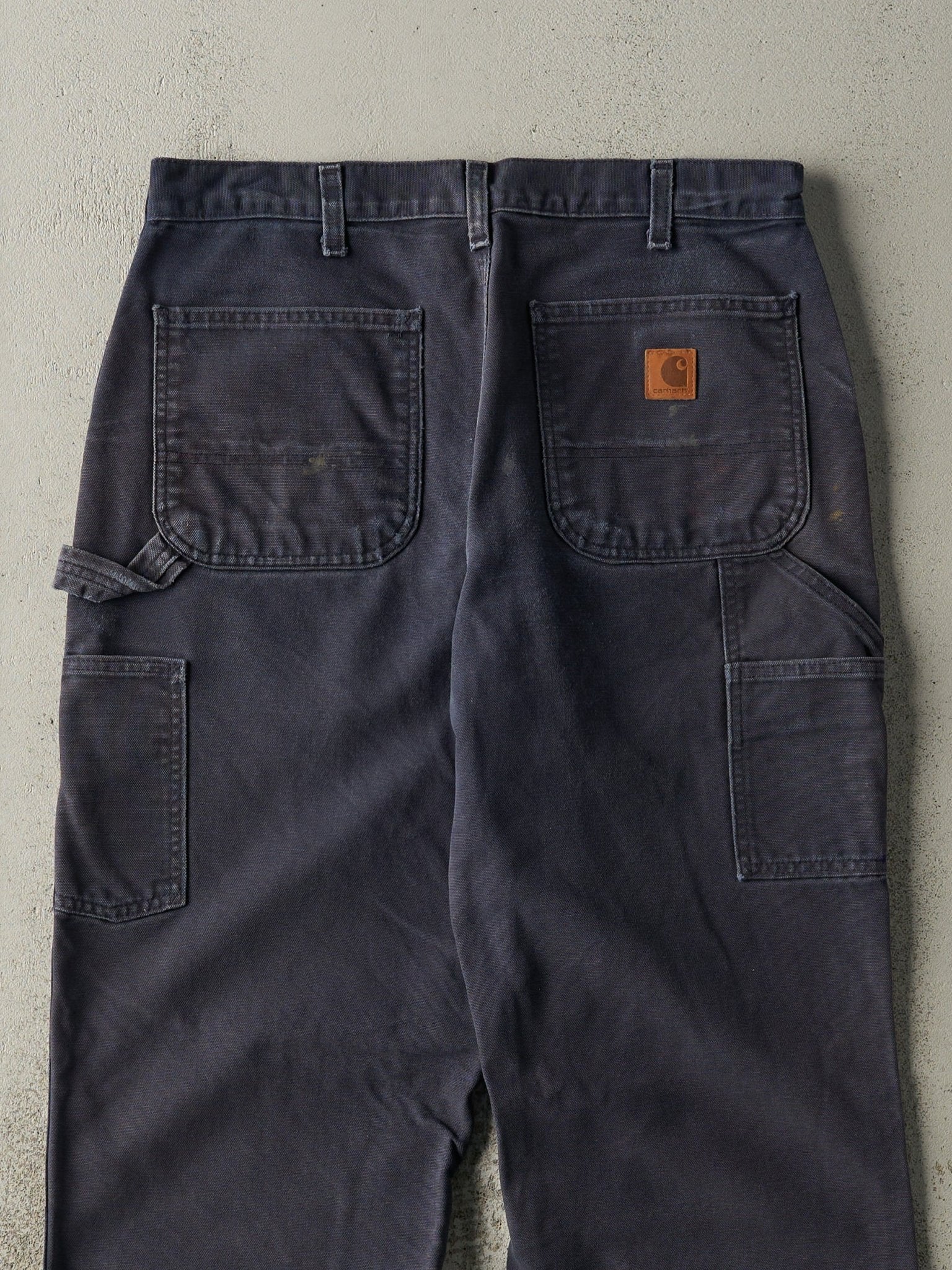 Vintage Y2K Navy Blue Carhartt Carpenter Pants (33x33)