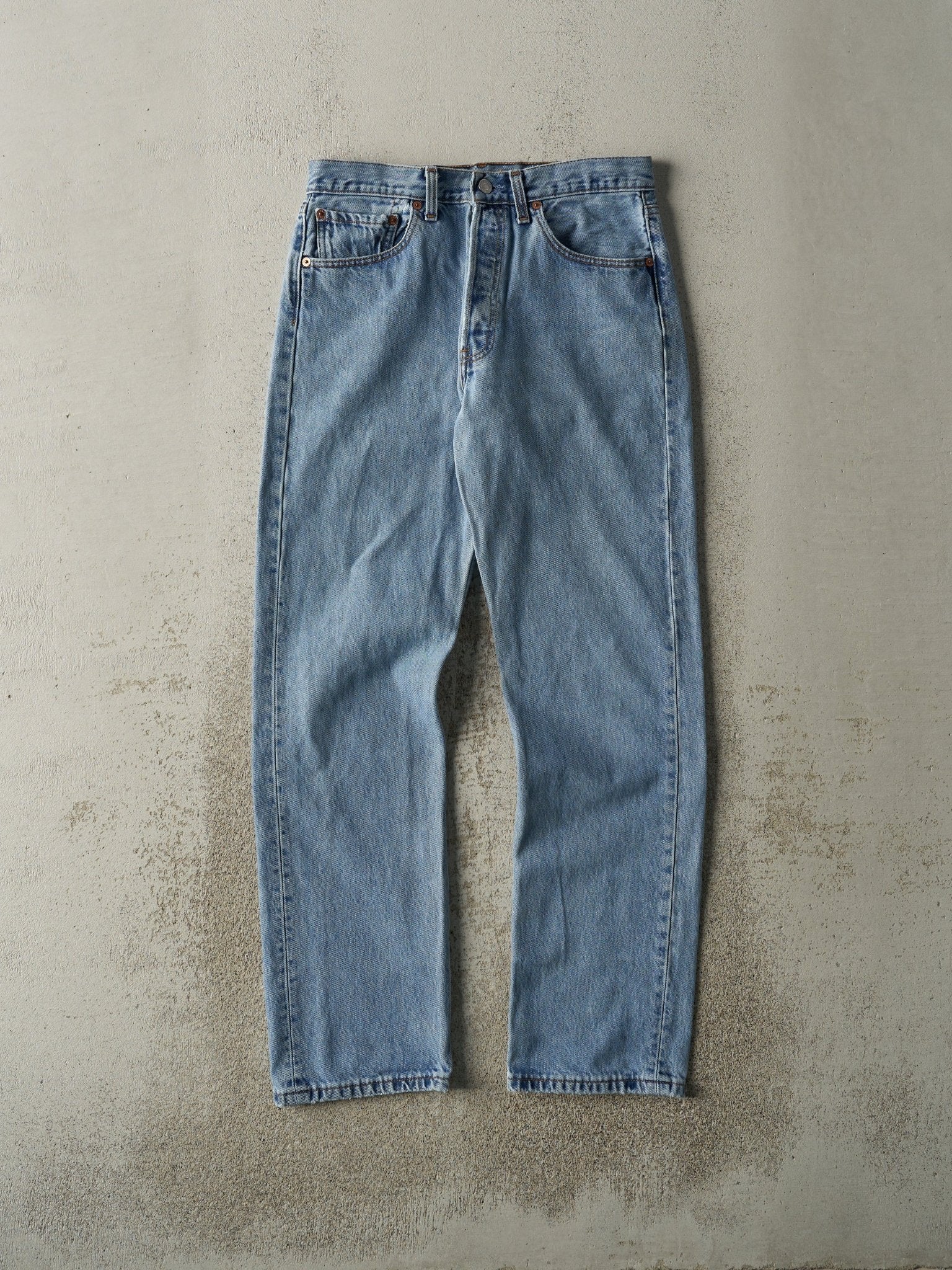 Vintage 90s Light Wash Levi's 501 Jeans (30x31)