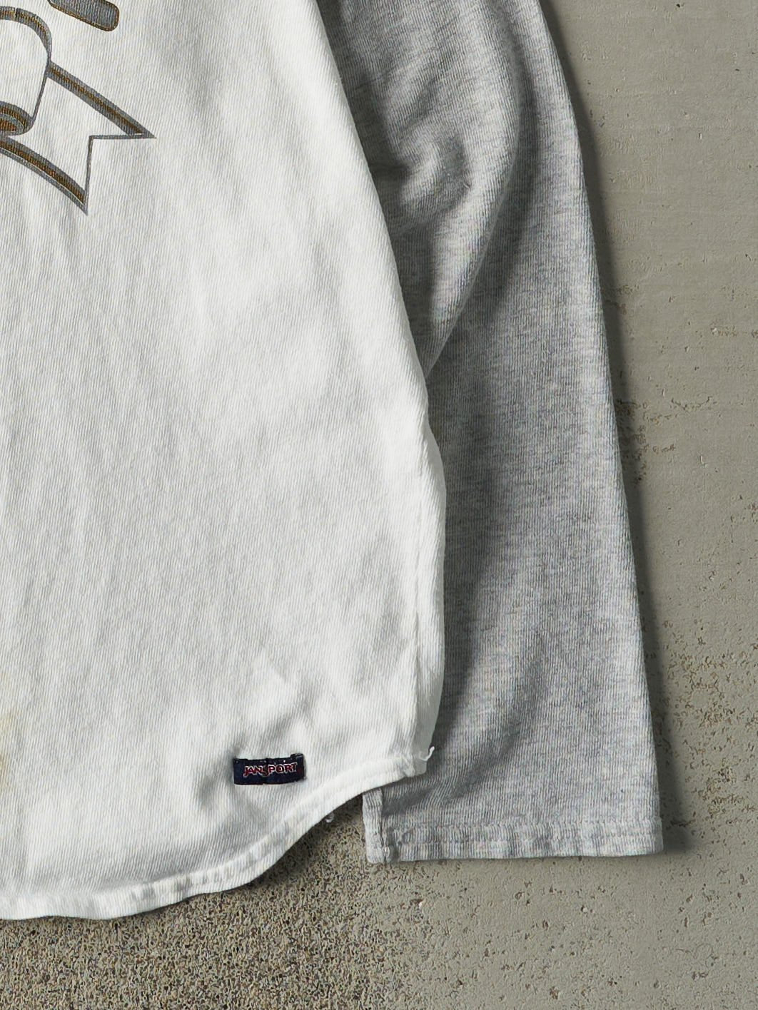 Vintage 90s White & Grey University of Hawaii Long Sleeve (XL)