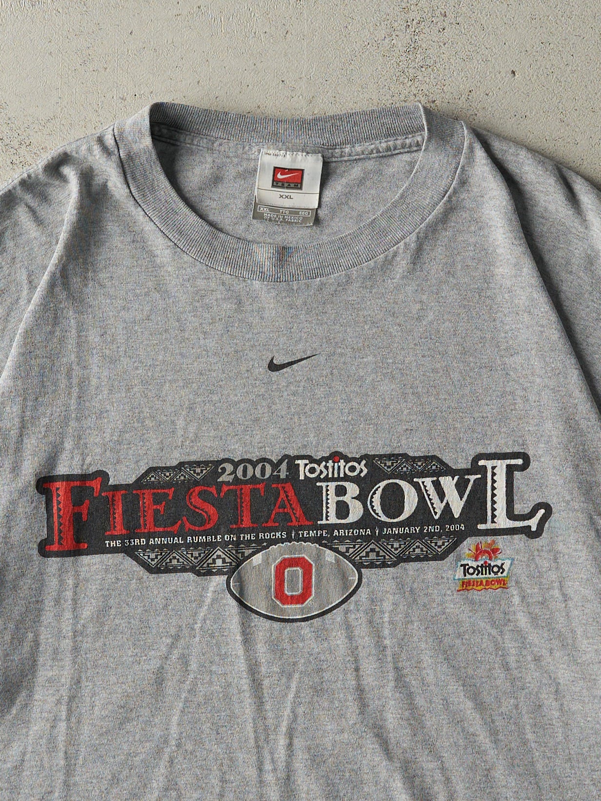 Vintage 04' Grey Fiesta Bowl Football Nike Tee (XL/XXL)