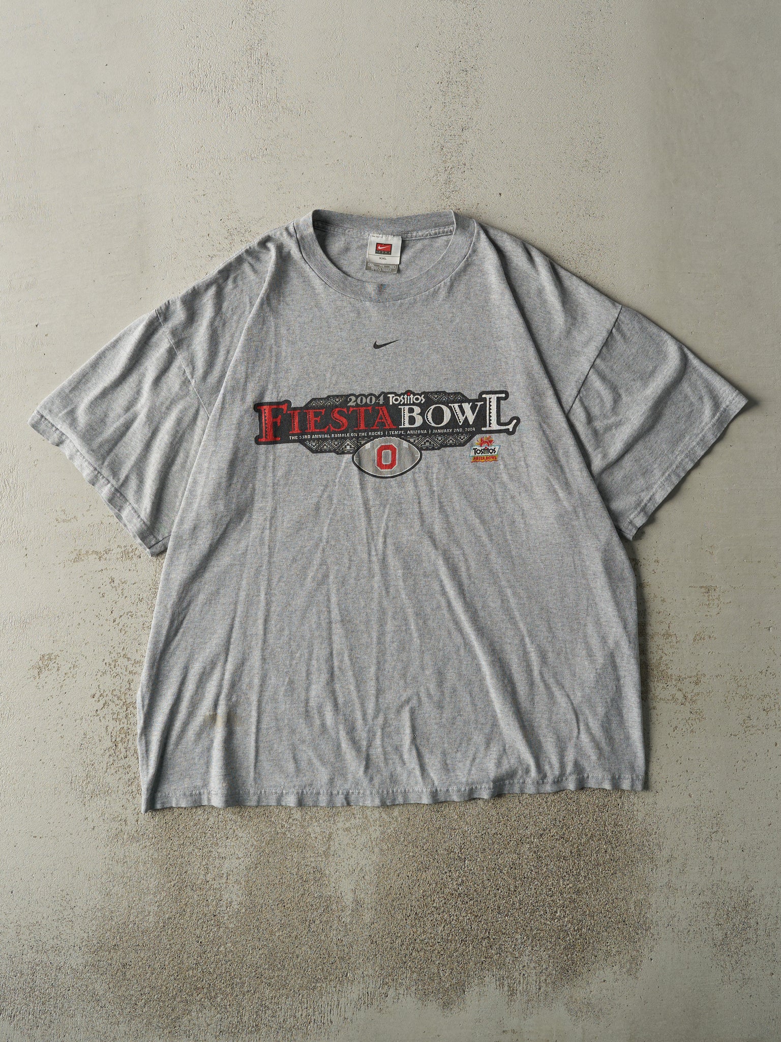 Vintage 04' Grey Fiesta Bowl Football Nike Tee (XL/XXL)