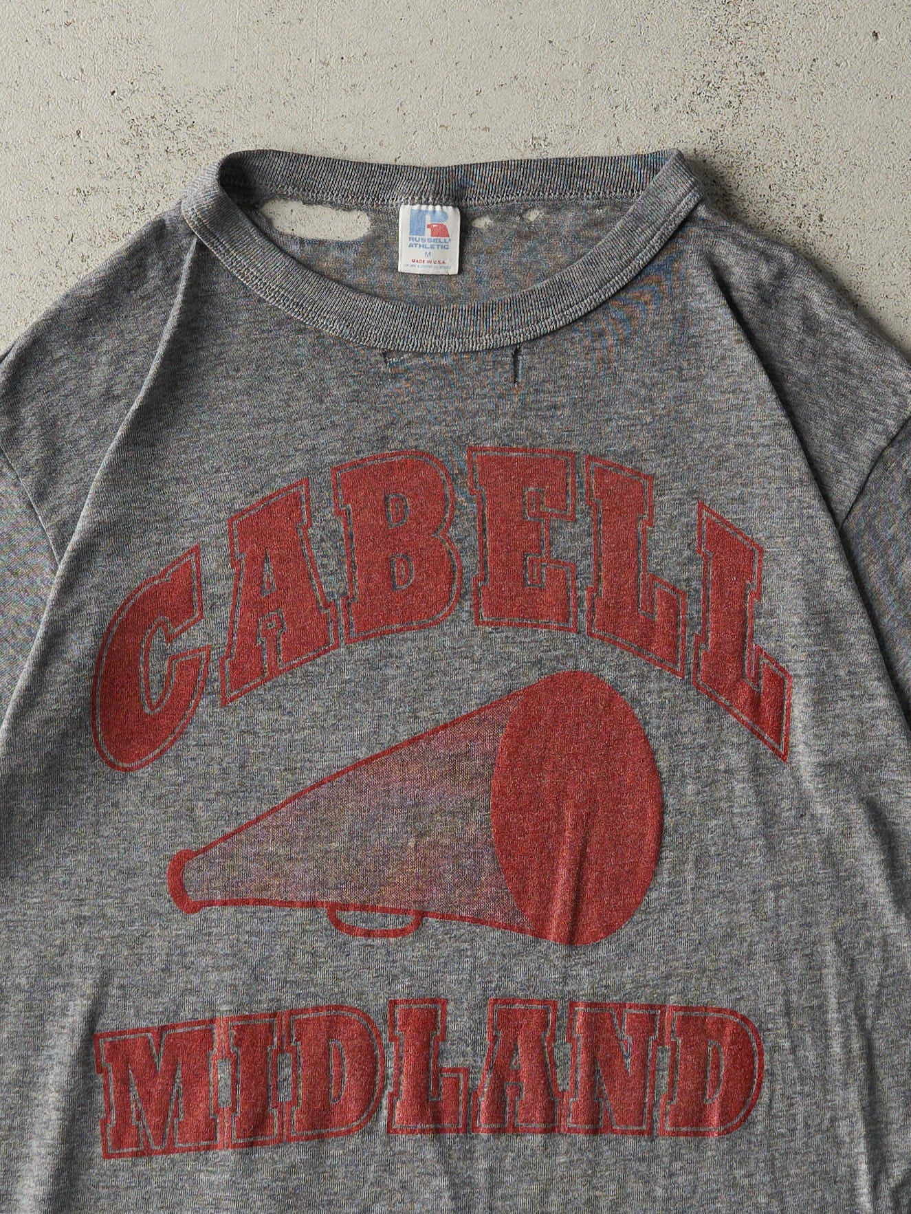 Vintage 80s Grey Cabell Midland Single Stitch Tee (M)