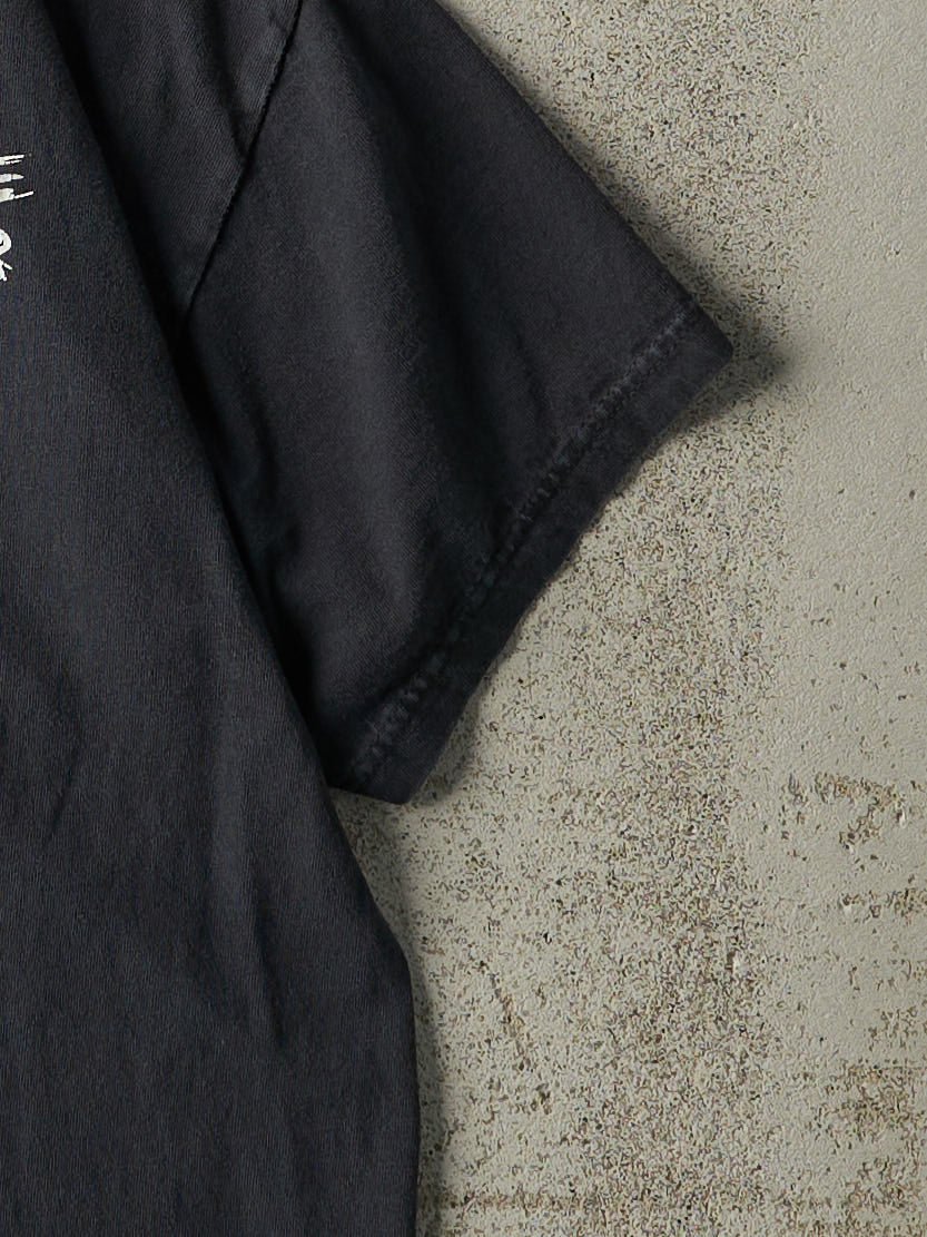 Vintage Y2K Faded Black "Proven Wrong" Slogan Tee (M)
