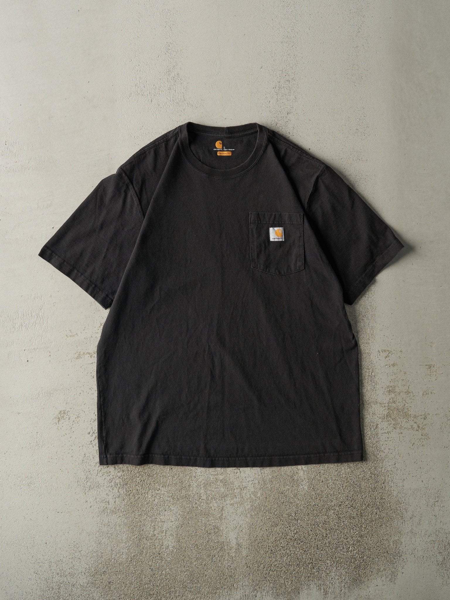 Vintage Y2K Black Carhartt Pocket Tee (L/XL)